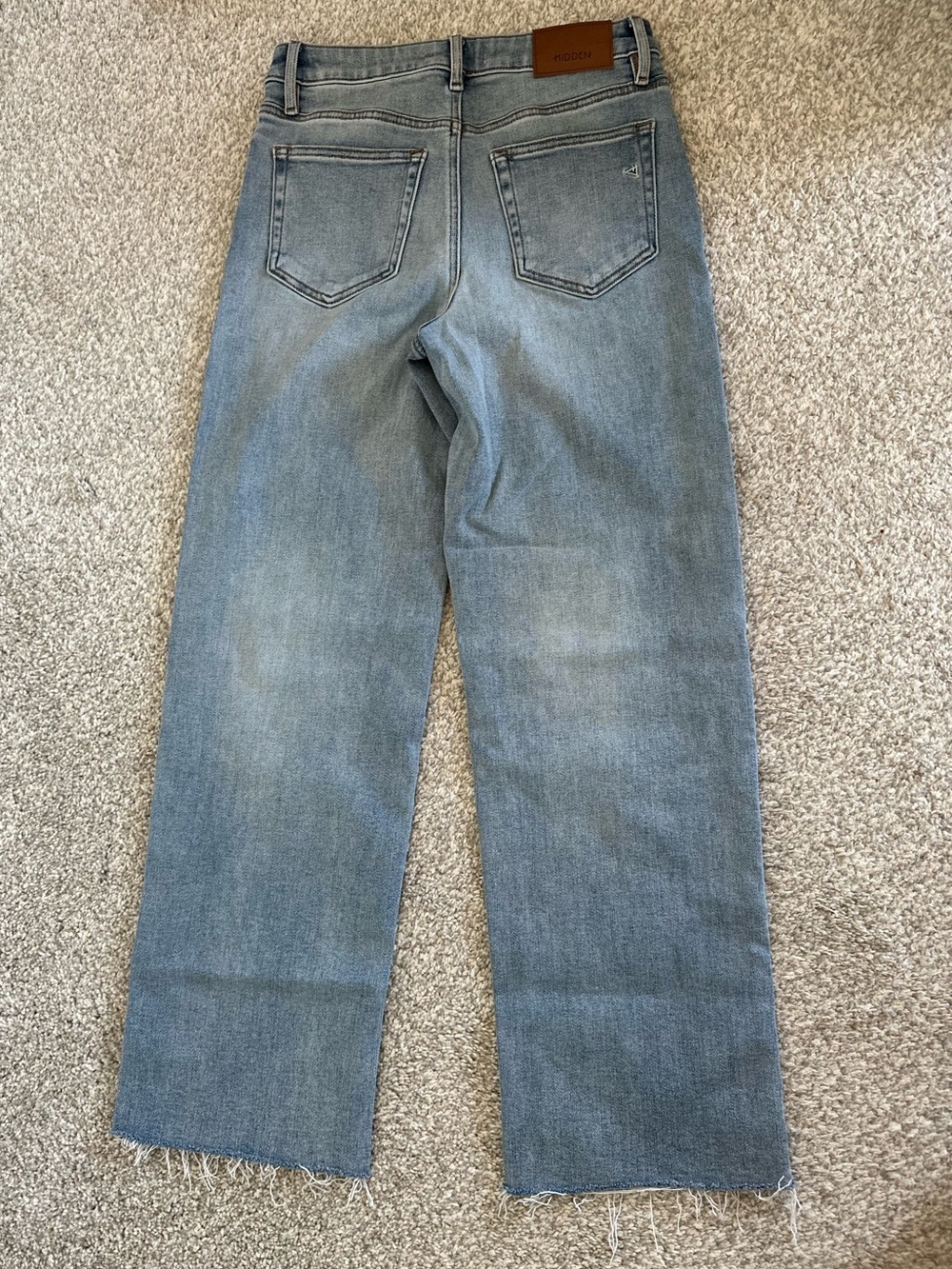 Women’s Hidden Ella Vintage High Rise Wide Straight Leg Jeans - Picture 7 of 10